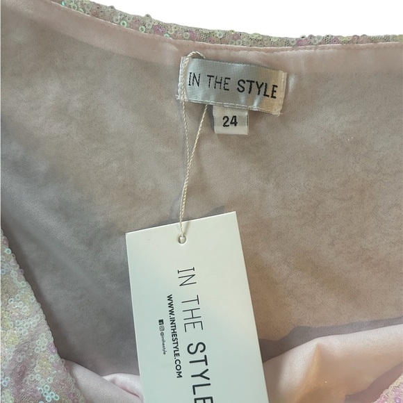 Sparkly, Light Pink Body Suit - Picture 2 of 2